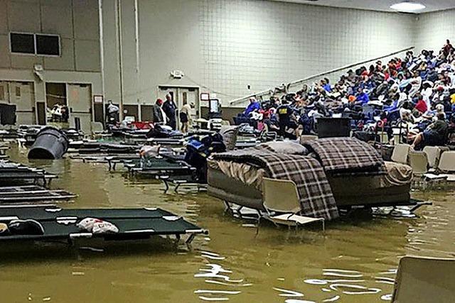 Die Flut erreicht Louisiana