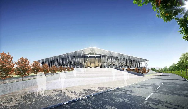 So soll das neue Stadion des SC Freiburg aussehen  | Foto: HPP Architekten/WillMore