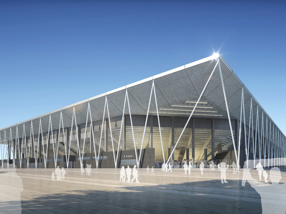 So soll das neue Stadion des SC Freiburg aussehen  | Foto: dpa