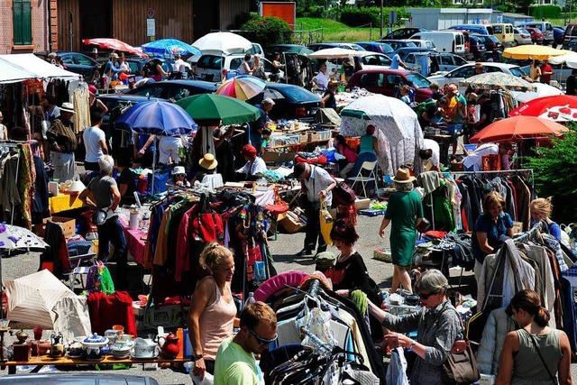 Am Samstag ist wieder Flohmarkt auf dem PH-Parkplatz in Littenweiler