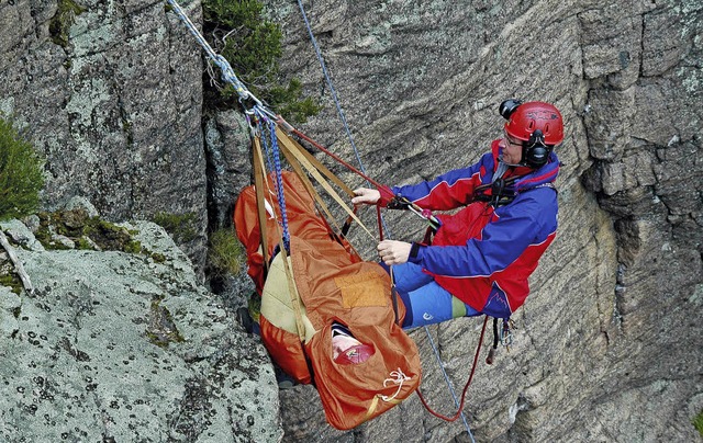 Die Bergwacht Sulzburg hat mehr als 20 Einstze pro Jahr.  | Foto: Bergwacht Sulzburg