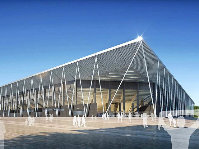 So soll das neue Stadion aussehen.  | Foto: hpp Architekten/WillMore