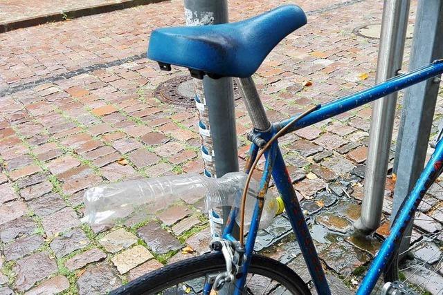 Das lustigste Fahrrad-Schutzblech Freiburgs