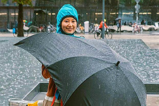 Der Fahrradregenschirm &#8222;Under-Cover&#8220;  | Foto: promo