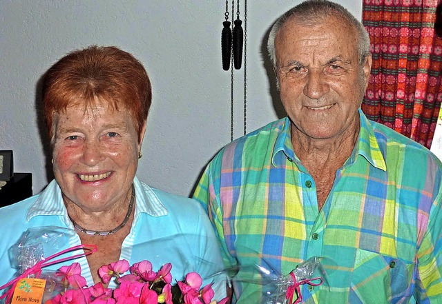 Seit 50 Jahren ein Paar: Pauline und Eugen Blust  | Foto: Karlernst Lauffer
