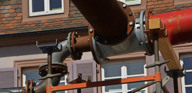 Pumpen und Umleitungsrohre wandern wei...ginnt der dritte Sanierungsabschnitt.   | Foto: Gerhard Walser