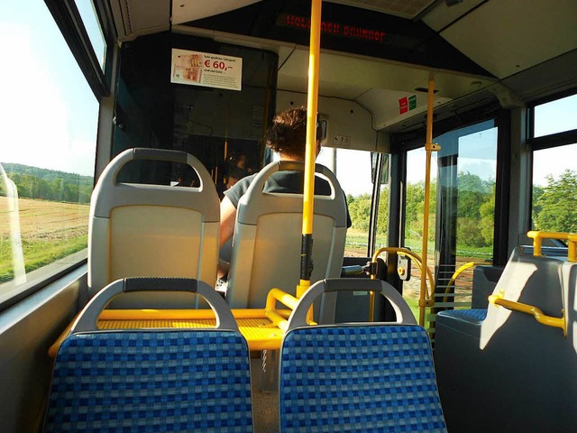 Mit dem Bus von Lrrach nach Kandern soll es knftig deutlich schneller gehen.  | Foto: Victoria Langelott