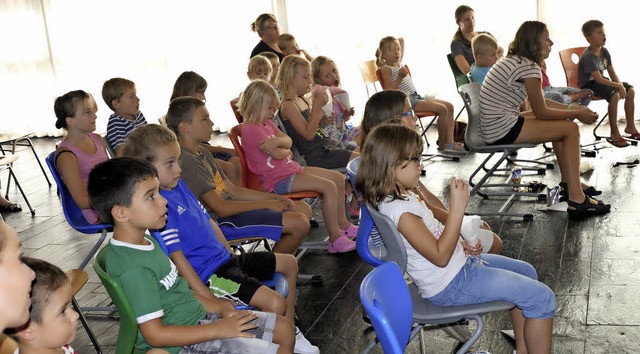 Gut 20 Kinder besuchten  im Rahmen des...2;Knig der Lwen&#8220; organisiert.   | Foto: Dietmar Noeske