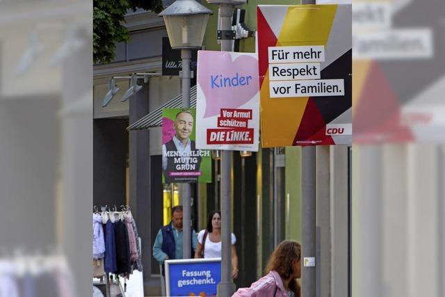 In Offenburg gibt es bei Kleinplakaten keine Eingrenzung