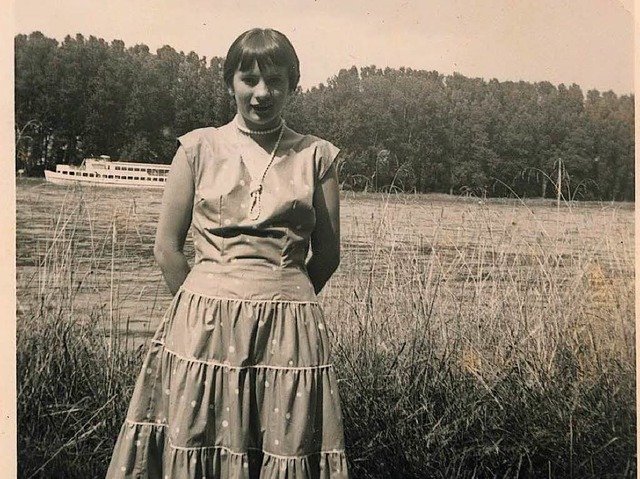 Agnes Hauser 1954 kurz vor ihrer Auswanderung in die Schweiz  | Foto:  A. Hauser