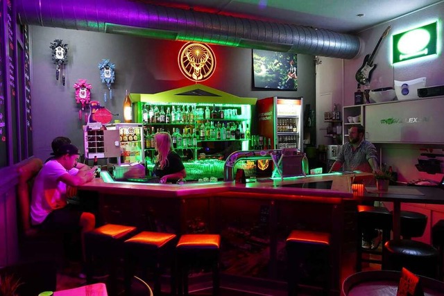 Blick auf die Bar im Kallex in der Neustdter Unterstadt.  | Foto: Silas Schwab