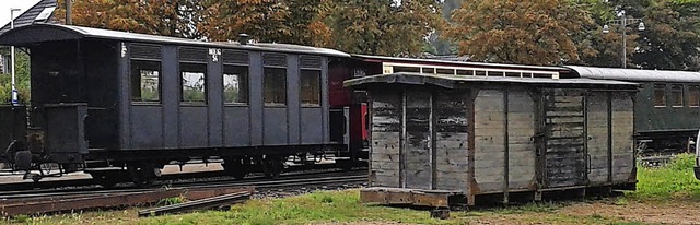Gterwagen 133 an seinem Bestimmungsor...adischen Eisenbahn-Gesellschaft traf.   | Foto: Martin Kilb