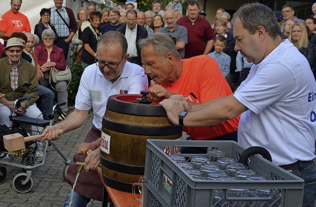 Zwei Schlge htten gereicht, Brgerme... zur Sicherheit aber noch einen drauf.  | Foto: Marco Schopferer