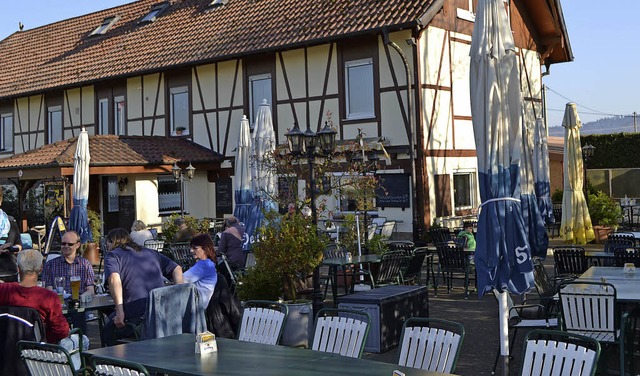 Stadtnahes Ausflugslokal im Grnen: die Bleiche   | Foto: Karin Reimold