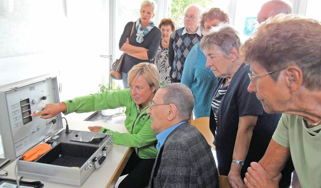 Groes Interesse herrschte bei den lt...eaktionstests fr die Senioren anbot.   | Foto: Ernst Brugger