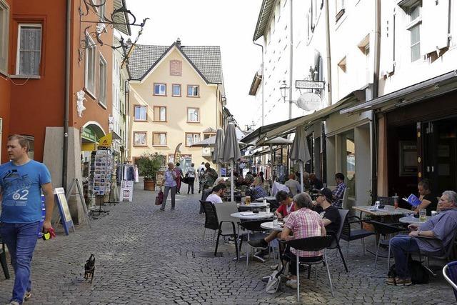 Eine groe Party in der Altstadt