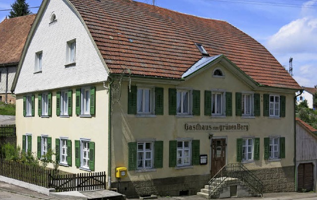 Das schmucke Bollemer Gasthaus zum gr...k als Filmkulisse zu ungeahnten Ehren.  | Foto: Erhard Morath