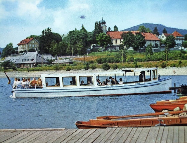 In der Saison 1967 zog das Motorfahrga...rgastschiffe wurden damals beantragt.   | Foto: Archiv Friedbert Zapf
