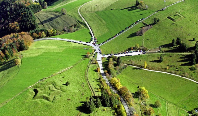 Die Barockschanzanlagen bei Neuenweg r...es Denkmals hierzulande in den Fokus.   | Foto: Erich Meyer