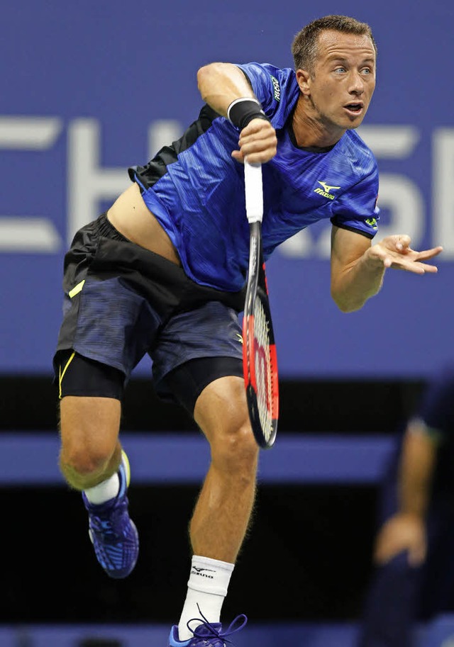 Philipp Kohlschreiber (Foto) fand kein Mittel gegen Roger Federer.   | Foto: dpa