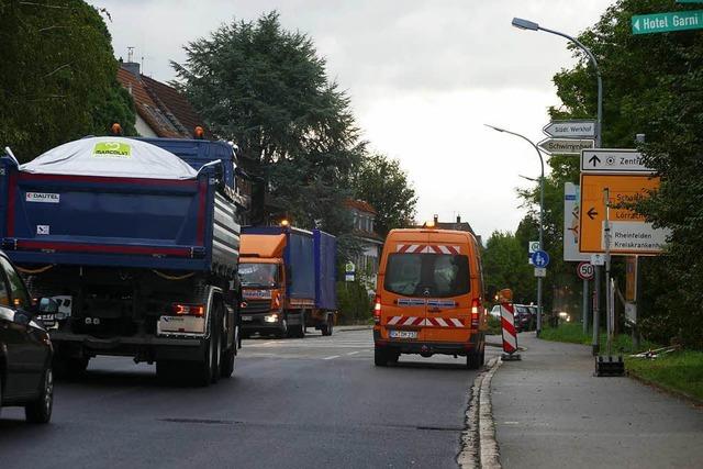 Verkehr auf der Warmbacher Strae rollt wieder