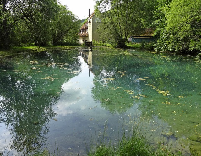 Vom Achtopf in Schelklingen (links) zu... eine Wanderung ber die Mittlere Alb.  | Foto: Rolf Mller