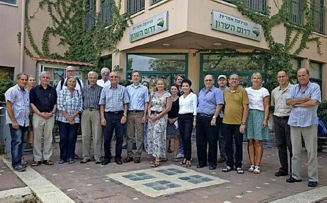 Die Delegation aus Emmendingen mit den... dem Emmendinger Landrat Hanno Hurth.   | Foto: ZVG