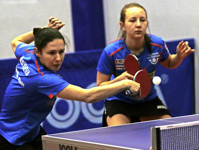 Spielen nun seltener zusammen: Ievgeniia Vasylieva (links) und Lili Eise   | Foto: Rogowski