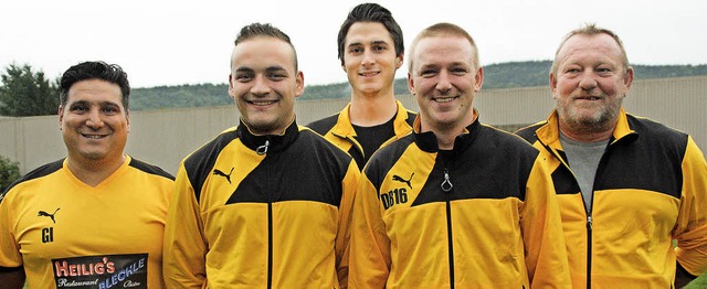 Gut gelaunt in die Saison: Gaetano Iud...ufstieg in die Kreisliga B mitspielen.  | Foto: Jrn Kerckhoff