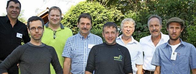Mit Gastgeber und Initiator Markus Hg...twirt) den Regio-Baumtag in Rmmingen.  | Foto: Privat