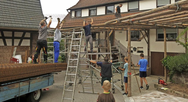 Die Vorbereitungen fr das 19. Buckfest des MV Sexau sind voll im Gange  | Foto: Georg Vo