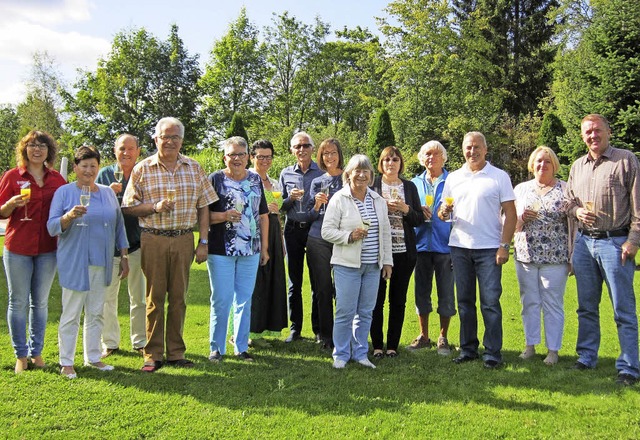 Langjhrige treue Feriengste wurden v...ochschwarzwald Tourismus GmbH geehrt.   | Foto: HTG