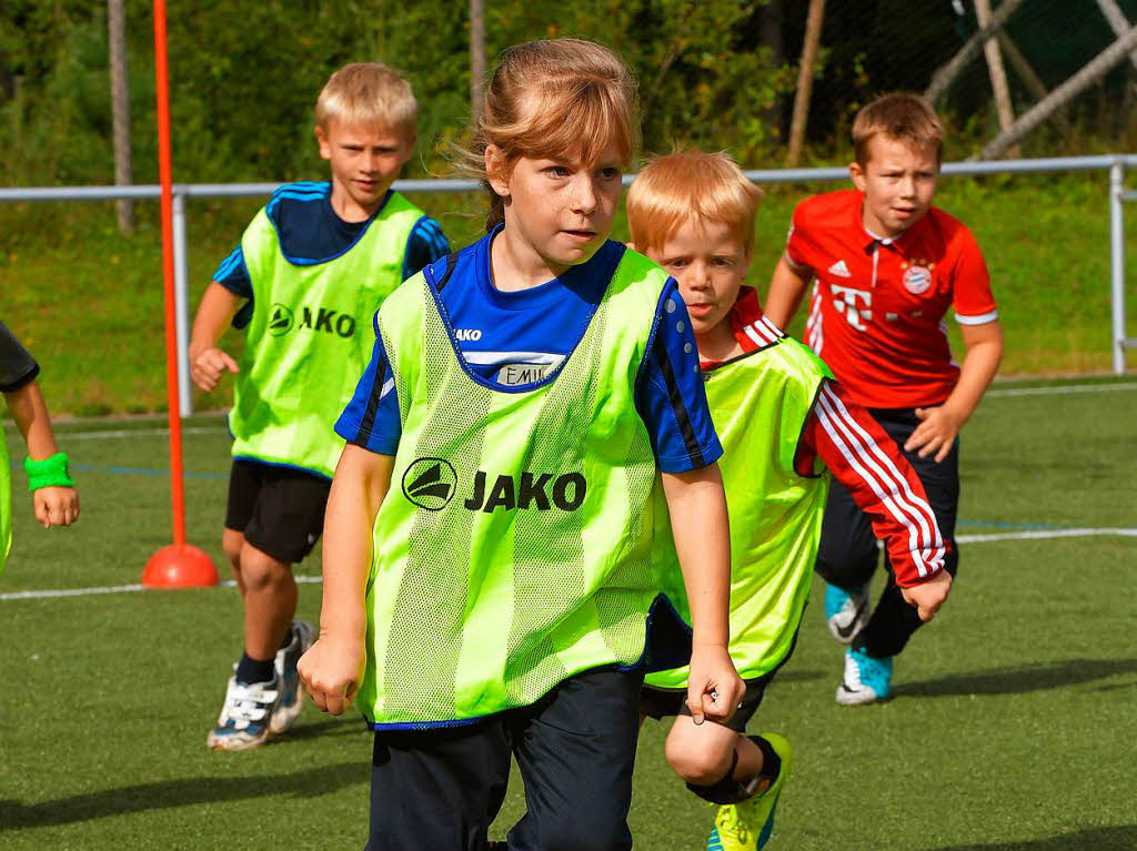 Fuball stand  auf dem Bonndorfer Ferienprogramm fr die Kinder.
