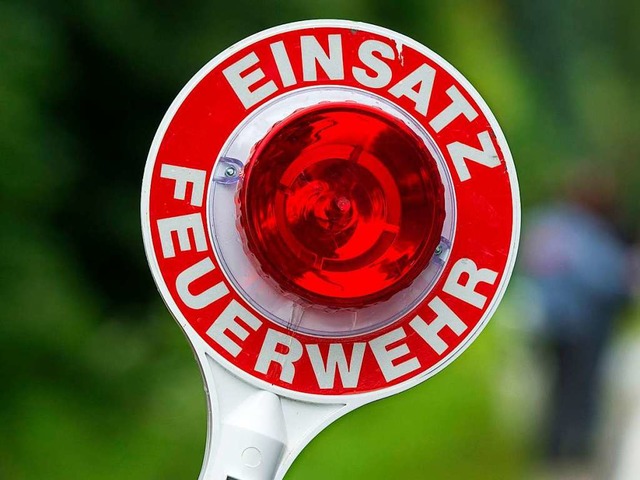 Die Feuerwehr rckte zu einem Einsatz aus.  | Foto: dpa