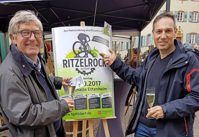Bernhard Duffner (links), der langjhr...mann freuen sich auf den Ritzel-Rock.   | Foto: Privat