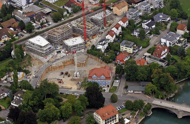 Der Adelberg befindet sich  im Umbruch...he (links oben) wird lngst berragt.   | Foto: Erich Meyer