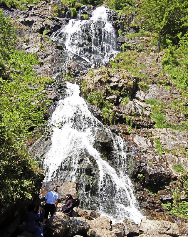 Beliebt bei Touristen: die Todtnauer Wasserflle   | Foto: Ulrike Jger