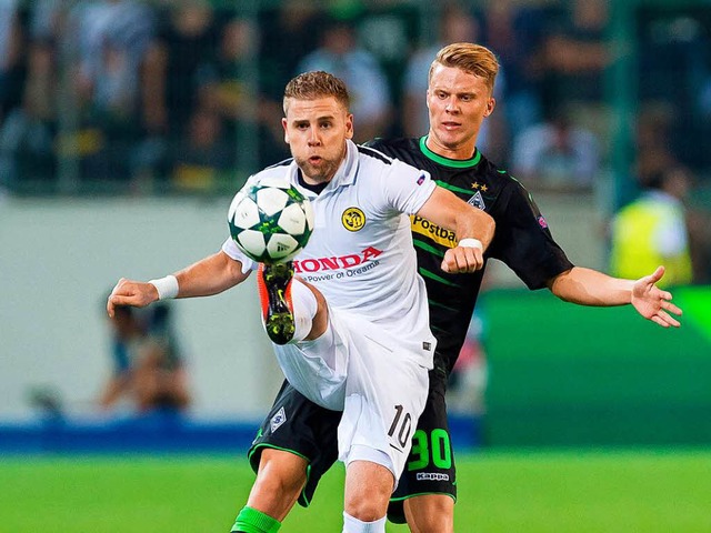 Yoric Ravet soll Freiburgs Offensive v... gegen Mnchengladbach im August 2016.  | Foto: dpa