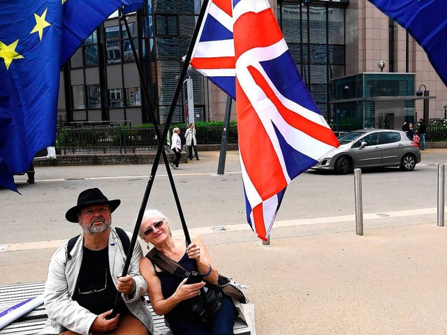 Sie sind fr das gemeinsame Projekt de...  am vergangenen Dienstag in Brssel.   | Foto: AFP