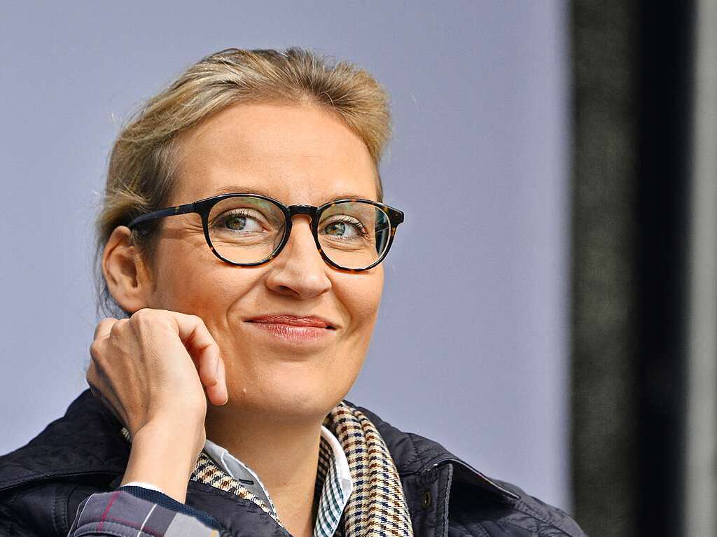 AfD-Spitzenkandidatin Alice Weidel beim BZ-Talk