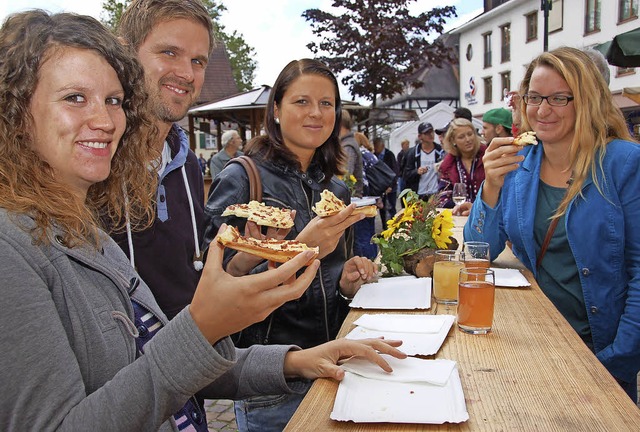 Auch dieses Jahr wird es am Festwochen...delfingen wieder Zwiebelkuchen geben.   | Foto: Archivfoto: Steinhart
