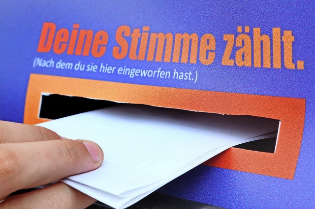 Morgen drfen auch Jugendliche ihre Stimme zur Bundestagswahl abgeben.   | Foto: dpa