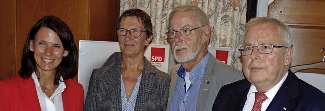 Rita Schwarzelhr-Sutter (links) und R...r jeweils 40-jhrige Mitgliedschaft.   | Foto: Michael Gottstein