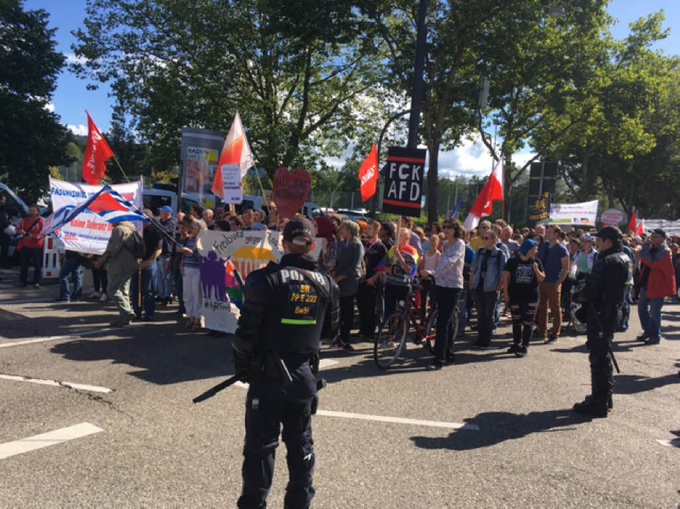 Anti-AfD-Demo in Zhringen  | Foto: Frank Zimmermann