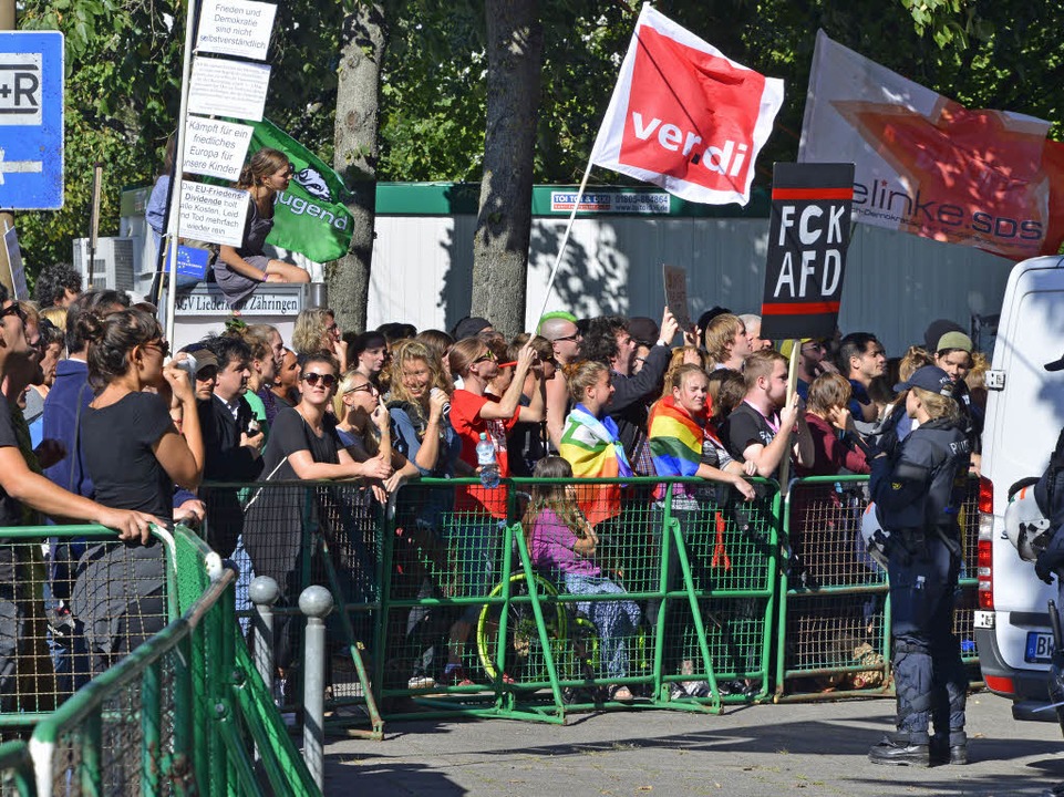 Anti-AfD-Demo in Zhringen  | Foto: Michael Bamberger