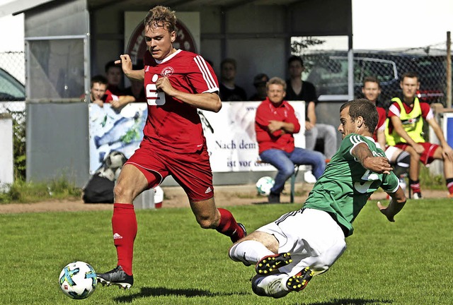 Laurentiusfest in Elzach: Den Vorwrts...sche Philipp Maier vom SV Au-Wittnau.   | Foto: Benedikt Hecht