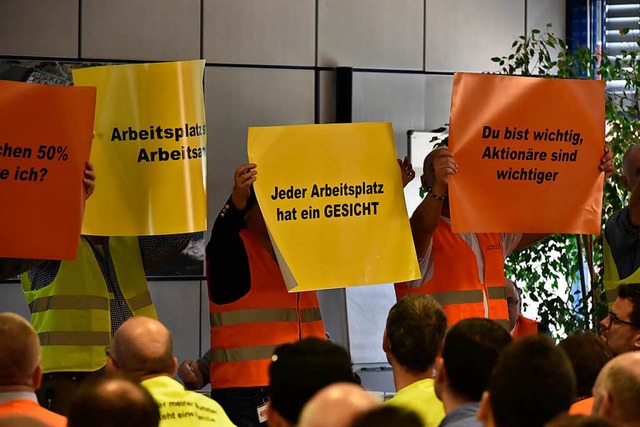 Protest bei Umicore in Rheinfelden  | Foto: Industriegewerkschaft