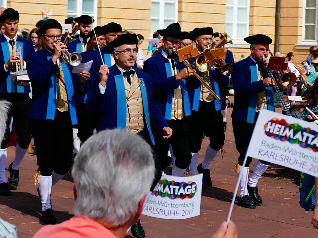 Impressionen vom Landesfestumzug in Karlsruhe, dem diesjhrigen Ausrichter der Heimattage Baden-Wrttemberg.