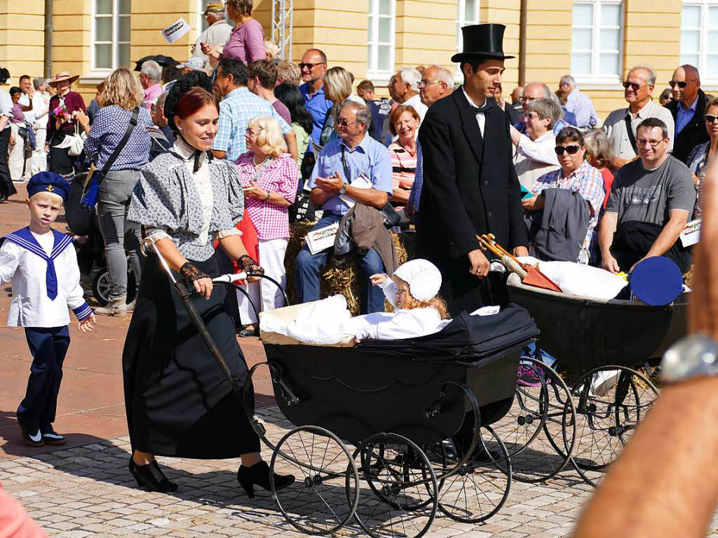 Impressionen vom Landesfestumzug in Karlsruhe, dem diesjhrigen Ausrichter der Heimattage Baden-Wrttemberg.