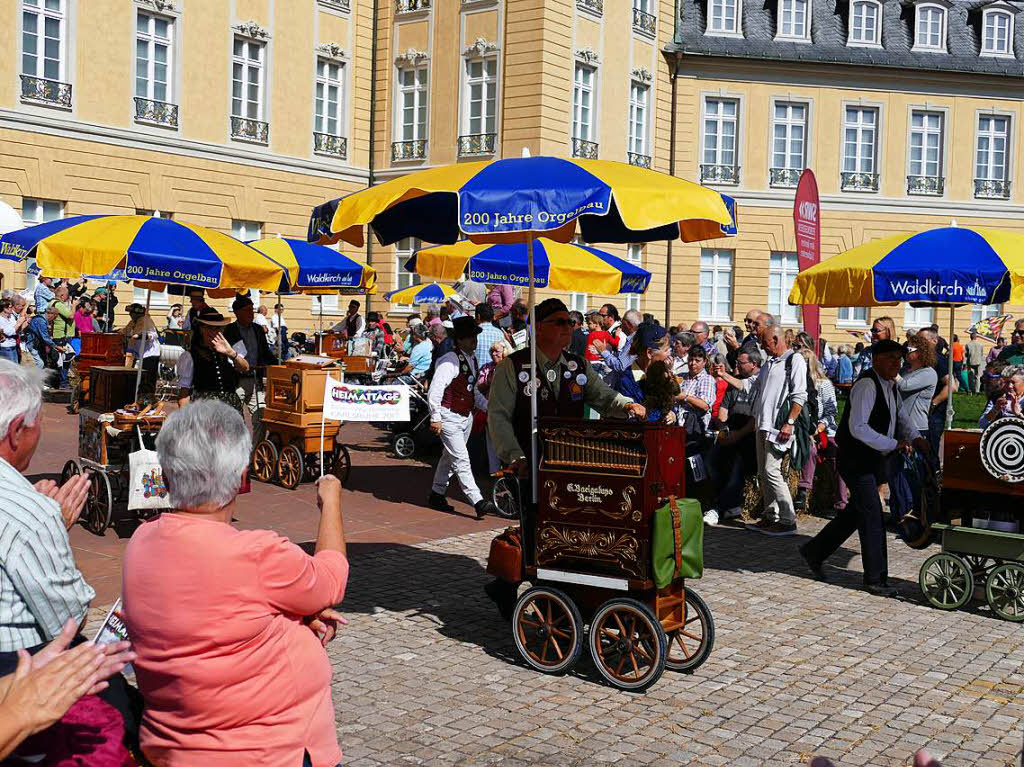 Impressionen vom Landesfestumzug in Karlsruhe, dem diesjhrigen Ausrichter der Heimattage Baden-Wrttemberg.
